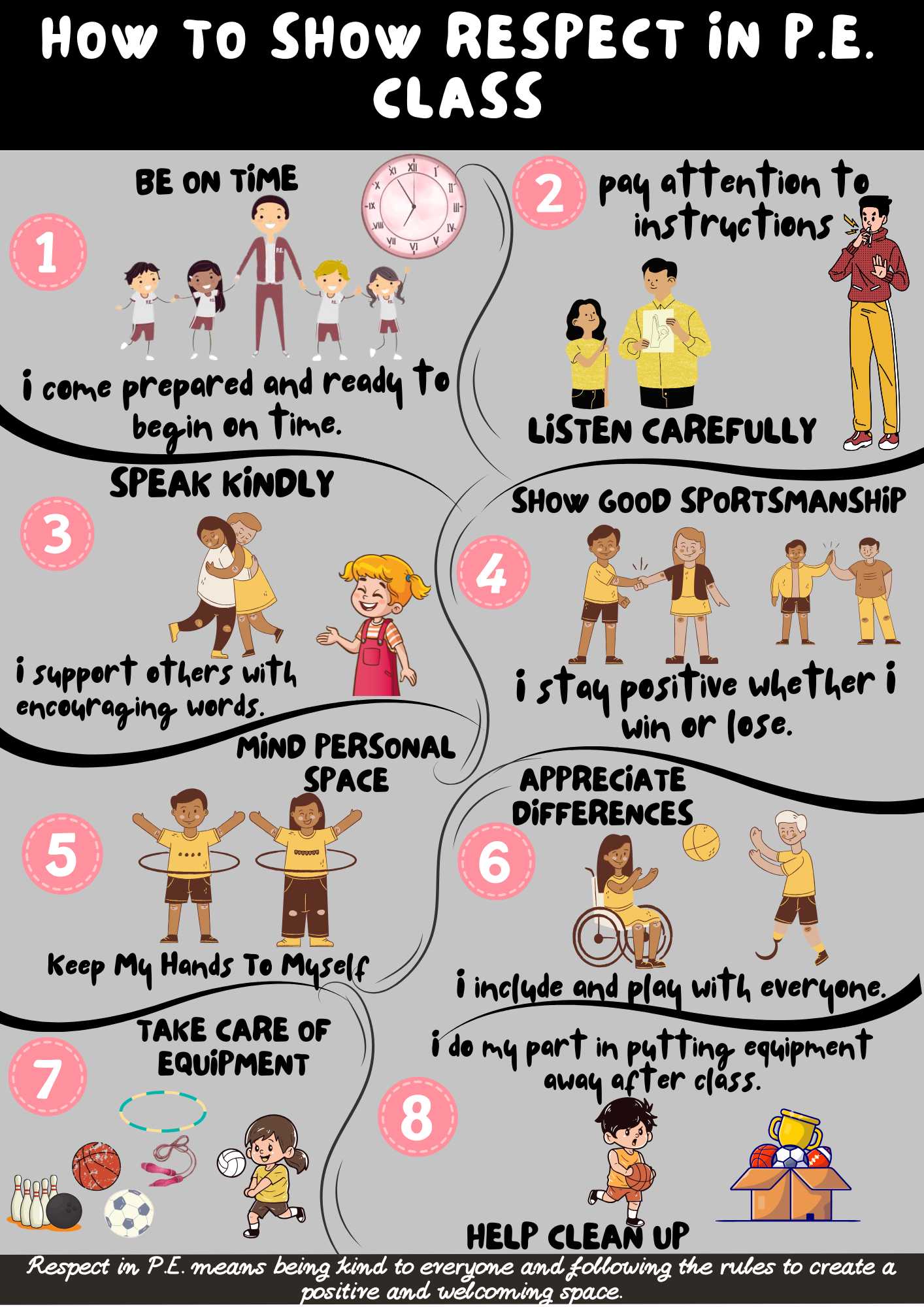 PHYSICAL EDUCATION RESPECT