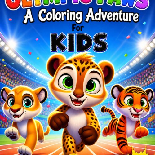 SPORTY PAWS_EN Olympic Paws: A Fun Olympic Coloring Book for Kids