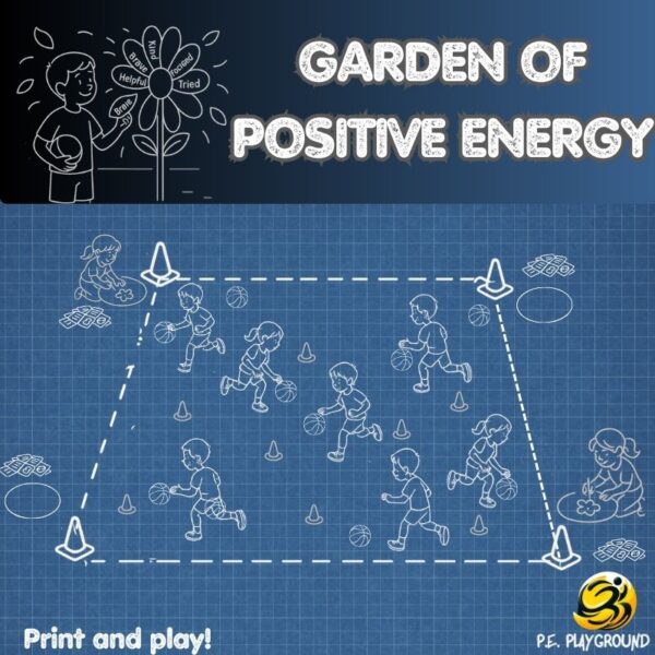 Garden of Positive Energy | Dribbling & SEL Game for Young Learners