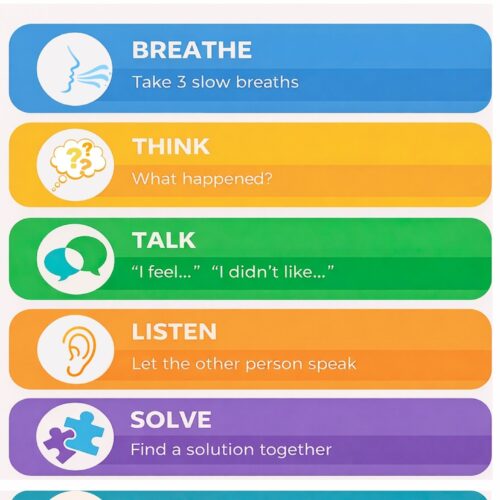 Conflict Corner Poster | Social Emotional Learning for P.E.
